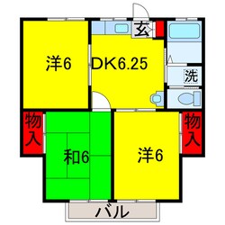 五井駅 バス10分  西広下車：停歩3分 1階の物件間取画像